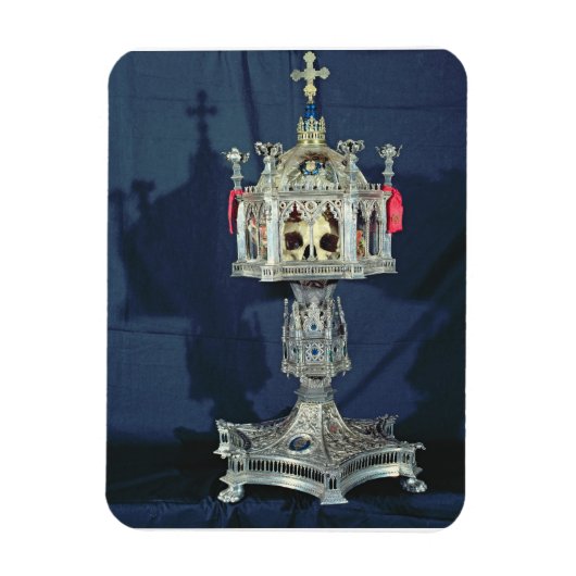 Magnet Flexible Reliquaire de St. Barbara, 14e-15e siècle (silve (Vertical)