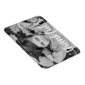 Magnet Flexible Remerciements Thanksgiving Simple Photo de famille (Côté Droit)