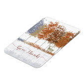 Magnet Flexible Remerciez Thanksgiving Trees et Lone Deer (Côté Gauche)