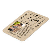 Magnet Flexible Remise de six pieds d'appart Mariage Changement de (Côté Gauche)