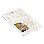 Magnet Flexible Remise du Mariage de Six Pieds Horaire Changement  (Côté Droit)