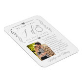 Magnet Flexible Remise du Mariage de Six Pieds Horaire Changement  (Côté Droit)