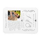 Magnet Flexible Remise du Mariage de Six Pieds Horaire Changement  (Horizontal)