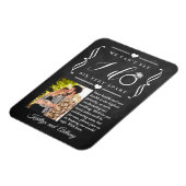 Magnet Flexible Remise du Mariage de Six Pieds Horaire Changement  (Côté Gauche)