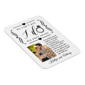 Magnet Flexible Remise du Mariage de Six Pieds Horaire Changement (Côté Droit)