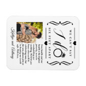 Magnet Flexible Remise du Mariage de Six Pieds Horaire Changement (Horizontal)