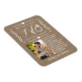 Magnet Flexible Remise du Mariage de Six Pieds Horaire Changement  (Côté Droit)