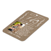 Magnet Flexible Remise du Mariage de Six Pieds Horaire Changement  (Côté Gauche)