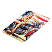 Magnet Flexible Remorque de moto rétro vers le haut (Côté Gauche)