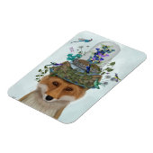 Magnet Flexible Renard avec papillon Bell Jar (Côté Gauche)