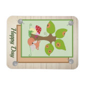 Magnet Flexible renard sous l'arbre (Horizontal)