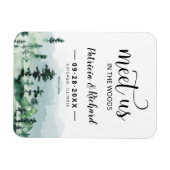 Magnet Flexible Rencontrez-Nous Dans Les Bois Mariage Extérieur Éc (Horizontal)