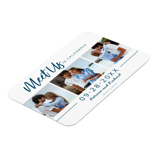 Magnet Flexible Rencontrez-Nous Dans Mariage Enregistrer La Date 3 (Côté Gauche)