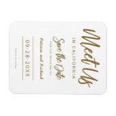 Magnet Flexible Rencontrez-Nous En Mariage Destination Enregistrer (Horizontal)
