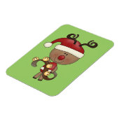 Magnet Flexible Renne de Rudy avec Bells (Côté Gauche)