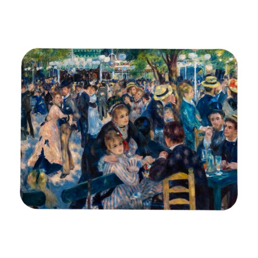 Magnet Flexible Renoir - Danse au Moulin de la Galette (Horizontal)