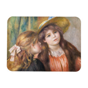 Magnet Flexible Renoir - Portrait de deux petites filles
