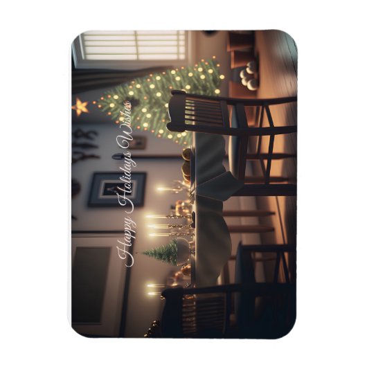 Magnet Flexible repas de noël (Vertical)