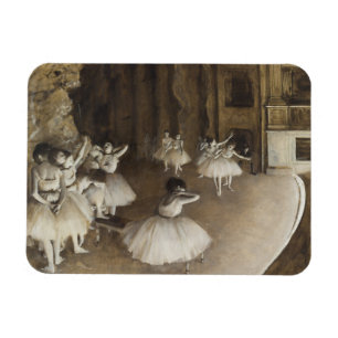 Magnet Flexible Répétition De Ballet Sur La Scène Edgar Degas