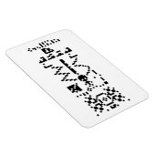 Magnet Flexible Réponse du message binaire Arecibo (Côté Droit)