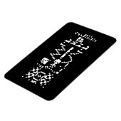 Magnet Flexible Réponse du message binaire Arecibo (Côté Gauche)