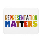 Magnet Flexible Representation Matters Rainbow Diversity Card (Horizontal)
