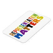 Magnet Flexible Representation Matters Rainbow Diversity Card (Côté Gauche)