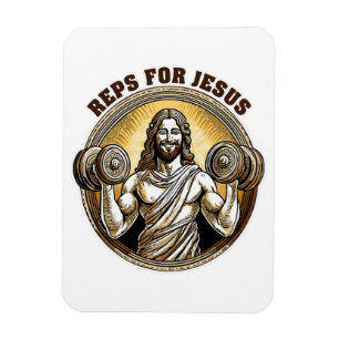 Magnet Flexible Reps pour Jésus