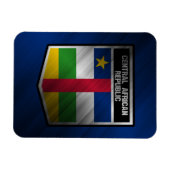 Magnet Flexible République centrafricaine (Horizontal)