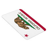 Magnet Flexible République de Californie (drapeau d'État) (Côté Droit)