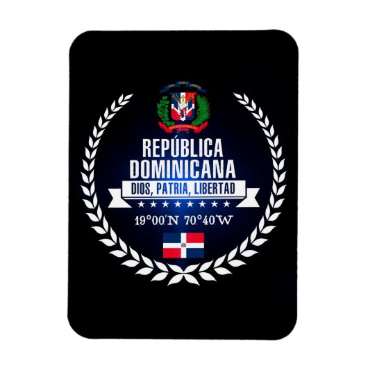 Magnet Flexible République dominicaine (Vertical)
