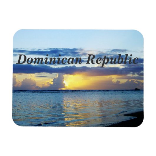 Magnet Flexible République dominicaine (Horizontal)
