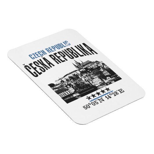 Magnet Flexible République tchèque (Côté Droit)