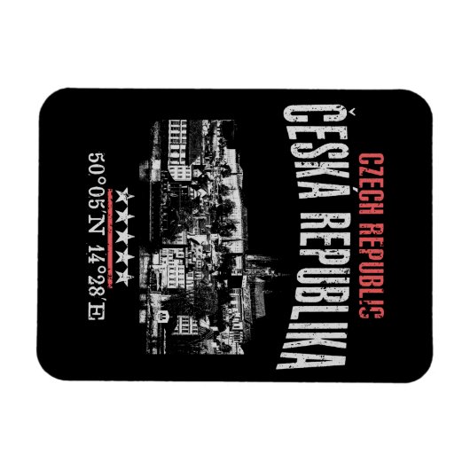 Magnet Flexible République tchèque (Horizontal)