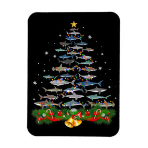 Magnet Flexible Requin Noël Arbre de requin Amateurs de cadeaux