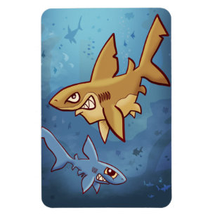 Magnet Flexible Requins avec Aimant Dents Grittés