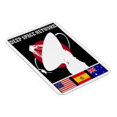 Magnet Flexible Réseau de suivi de l'espace profond (Côté Droit)