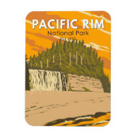 Réserve de parc national Pacific Rim Travel Vintag