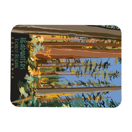 Magnet Flexible Réserve forestière de Headwaters (Horizontal)