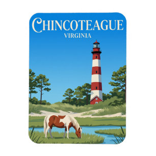 Magnet Flexible Réserve nationale de faune de Chincoteague États-U