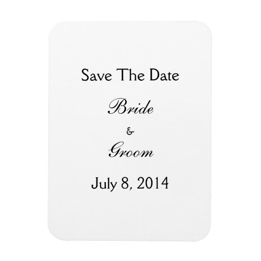 Magnet Flexible Réservez la date (Vertical)