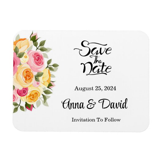 Magnet Flexible Réservez la date (Horizontal)