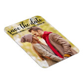 Magnet Flexible Réservez la date | Faire-part Fiançailles moderne (Côté Droit)