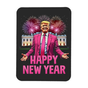 Magnet Flexible Résolution Trump pour la veille du Nouvel An 2025