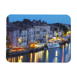 Magnet Flexible Restaurants le long de la rivière l'Hérault. L'Hér