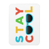 Magnet Flexible Rester Cool | Drôle coloré (Vertical)