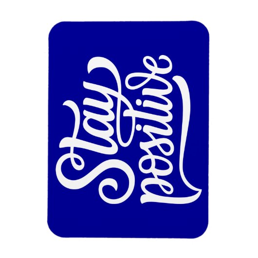 Magnet Flexible Restez bleu positif (Vertical)