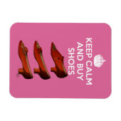 Magnet Flexible Restez calme Acheter Chaussures 2 (Horizontal)