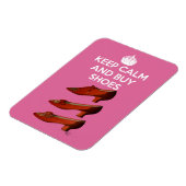 Magnet Flexible Restez calme Acheter Chaussures 2 (Côté Gauche)