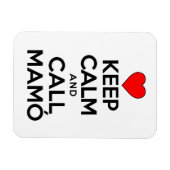 Magnet Flexible Restez Calme Et Appelez Mamo Irish Grand-Mère Magn (Horizontal)